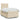 Pat box spring cu saltea, crem, 120x200 cm, textil