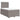 Pat box spring cu saltea, gri taupe, 120x200 cm, textil