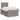 Pat box spring cu saltea, gri taupe, 120x200 cm, textil
