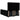 Pat box spring cu saltea, negru, 140x190 cm, textil