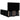 Pat box spring cu saltea, negru, 140x200 cm, textil