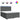 Pat box spring cu saltea, gri închis, 180x200 cm, textil
