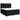 Pat box spring cu saltea, negru, 180x200 cm, catifea