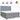 Pat box spring cu saltea, gri deschis, 200x200 cm, textil