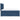 Pat box spring cu saltea, albastru, 200x200 cm, textil