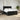 Pat box spring cu saltea, negru, 200x200 cm, textil