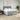 Pat box spring cu saltea, gri deschis, 200x200 cm, textil