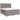 Pat box spring cu saltea, gri taupe, 200x200 cm, textil