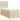 Pat box spring cu saltea, crem, 90x200 cm, textil