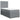 Pat box spring cu saltea, gri deschis, 100x200 cm, textil