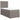 Pat box spring cu saltea, gri taupe, 100x200 cm, textil