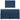 Pat box spring cu saltea, albastru, 120x200 cm, textil