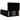 Pat box spring cu saltea, negru, 140x190 cm, textil