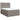 Pat box spring cu saltea, gri taupe, 140x200 cm, textil