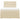 Pat box spring cu saltea, crem, 140x200 cm, textil
