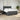 Pat box spring cu saltea, gri închis, 180x200 cm, textil