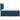 Pat box spring cu saltea, albastru, 180x200 cm, material textil