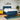 Pat box spring cu saltea, albastru, 180x200 cm, material textil