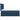 Pat box spring cu saltea, albastru, 180x200 cm, material textil
