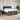 Pat box spring cu saltea, gri închis, 200x200 cm, textil