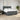 Pat box spring cu saltea, gri închis, 200x200 cm, textil