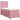 Pat box spring cu saltea, roz, 80x200 cm, catifea