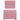 Pat box spring cu saltea, roz, 80x200 cm, catifea