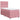 Pat box spring cu saltea, roz, 80x200 cm, catifea