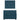 Pat box spring cu saltea, albastru, 90x190 cm, catifea