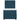 Pat box spring cu saltea, albastru, 90x190 cm, catifea