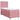 Pat box spring cu saltea, roz, 90x190 cm, catifea