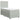 Pat box spring cu saltea, gri deschis, 90x200 cm, catifea