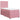 Pat box spring cu saltea, roz, 90x200 cm, catifea