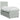 Pat box spring cu saltea, gri deschis, 90x200 cm, catifea