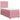 Pat box spring cu saltea, roz, 90x200 cm, catifea