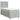 Pat box spring cu saltea, gri deschis, 90x200 cm, catifea