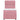 Pat box spring cu saltea, roz, 90x200 cm, catifea