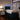 Pat box spring cu saltea, albastru, 90x200 cm, catifea