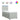 Pat box spring cu saltea, gri deschis, 100x200 cm, catifea