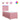 Pat box spring cu saltea, roz, 100x200 cm, catifea