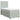 Pat box spring cu saltea, gri deschis, 100x200 cm, catifea