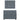 Pat box spring cu saltea, gri închis, 100x200 cm, catifea