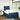 Pat box spring cu saltea, albastru, 120x190 cm, catifea