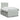 Pat box spring cu saltea, gri deschis, 120x190 cm, catifea