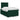 Pat box spring cu saltea, verde închis, 120x190 cm, catifea