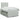 Pat box spring cu saltea, gri deschis, 120x190 cm, catifea