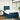 Pat box spring cu saltea, albastru, 120x200 cm, catifea
