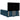 Pat box spring cu saltea, albastru, 140x190 cm, catifea
