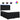 Pat box spring cu saltea, negru, 140x190 cm, catifea