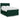 Pat box spring cu saltea, verde închis, 140x190 cm, catifea